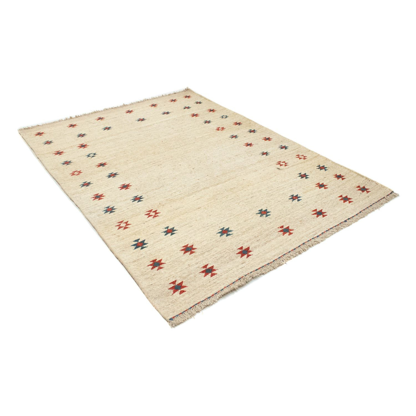 Persisk Gabbeh Tæppe 206x150cm - Perserteppich Wollteppich