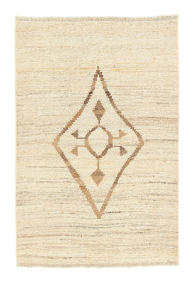 Gabbeh-tæppe - Persisk - 148 x 96 cm - beige