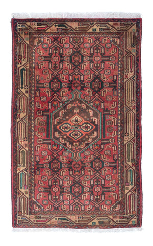 Persisk tæppe - Nomadisk - 130 x 82 cm - lysrød