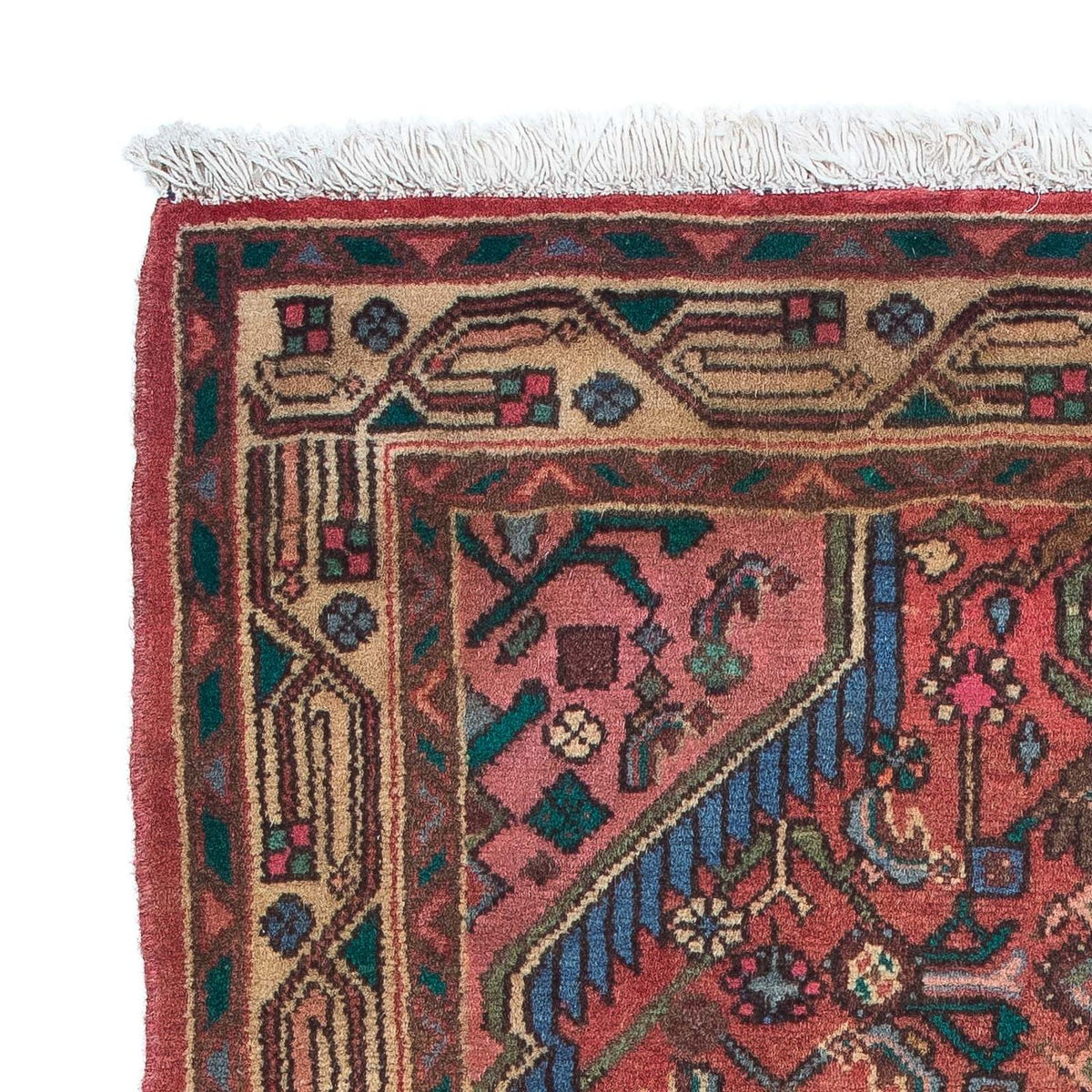 Persisk tæppe - Nomadisk - 155 x 80 cm - lysrød