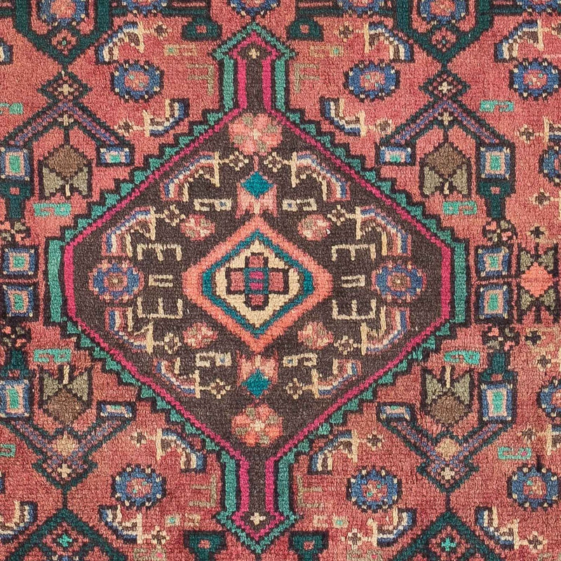 Persisk tæppe - Nomadisk - 124 x 80 cm - lysrød