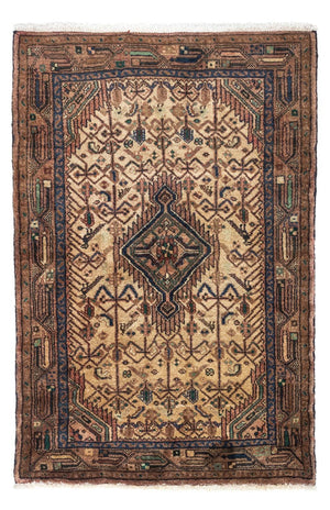 Persisk tæppe - Nomadisk - 118 x 79 cm - lys brun