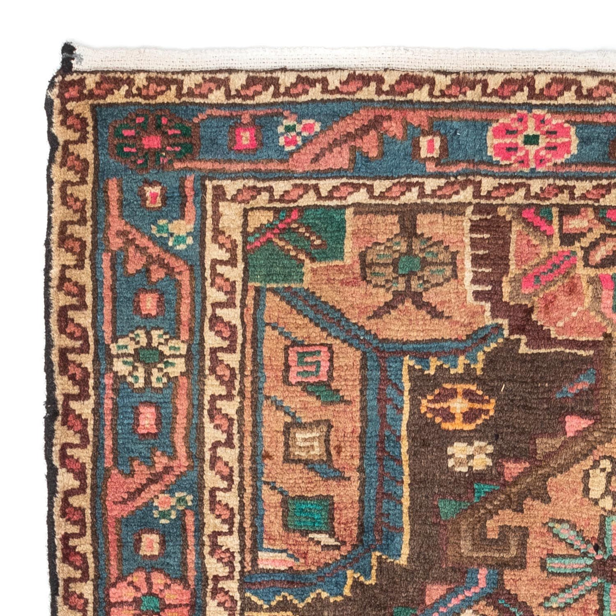 Persisk tæppe - Nomadisk - 135 x 80 cm - lysrød