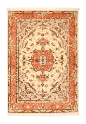 Persisk tæppe - Tabriz - Royal - 148 x 101 cm - beige