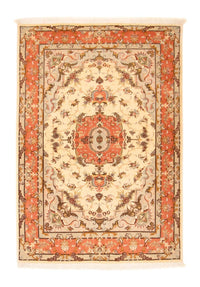 Persisk tæppe - Tabriz - Royal - 148 x 101 cm - beige