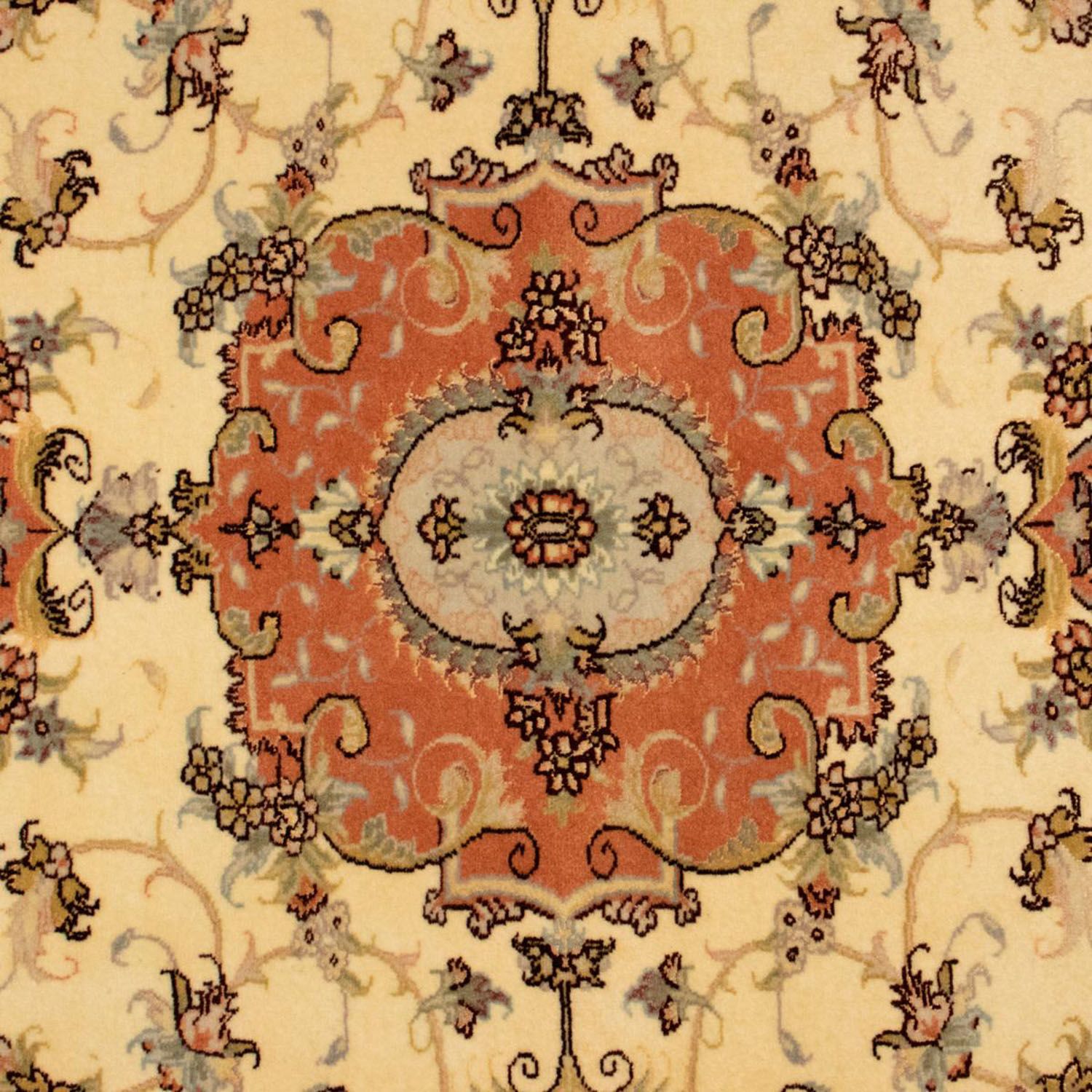 Persisk tæppe - Tabriz - Royal - 148 x 101 cm - beige