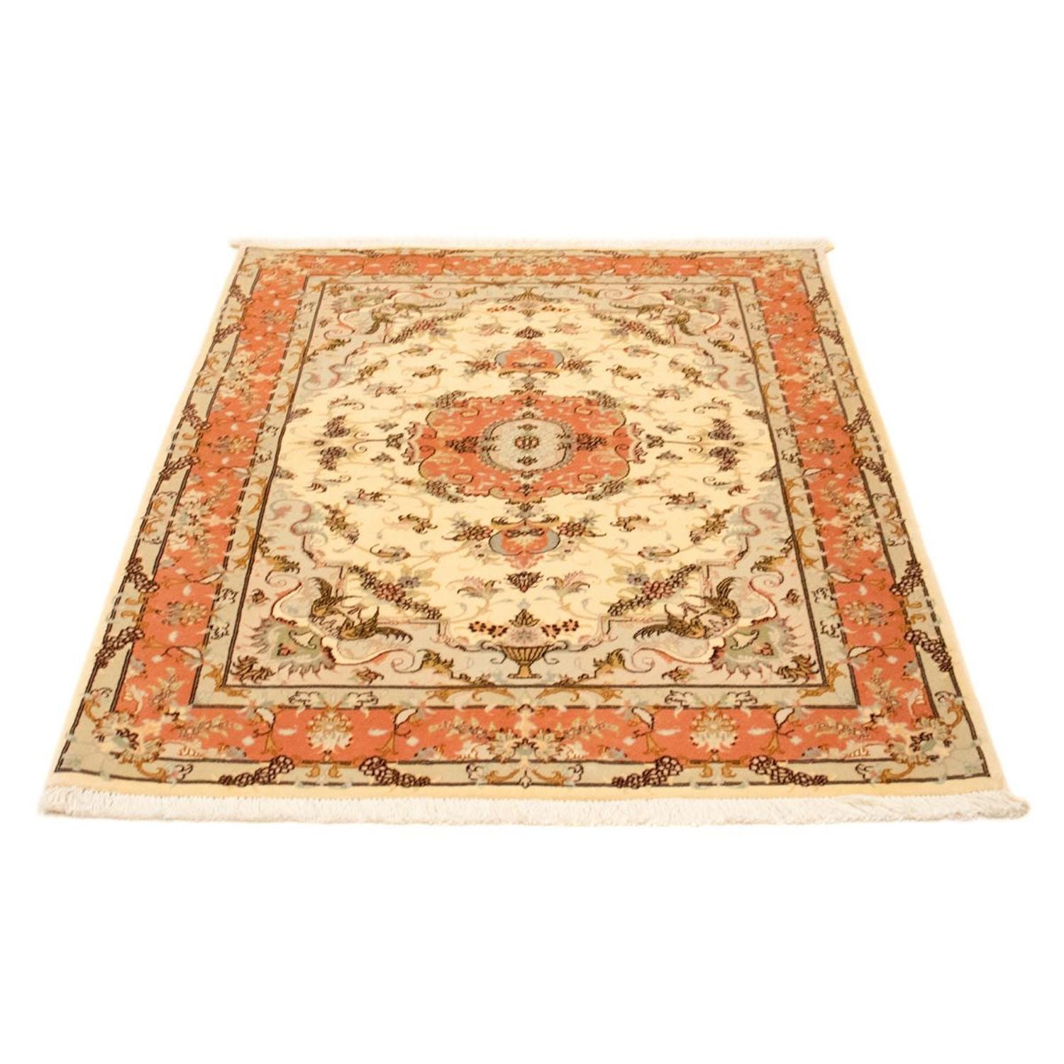 Persisk tæppe - Tabriz - Royal - 148 x 101 cm - beige