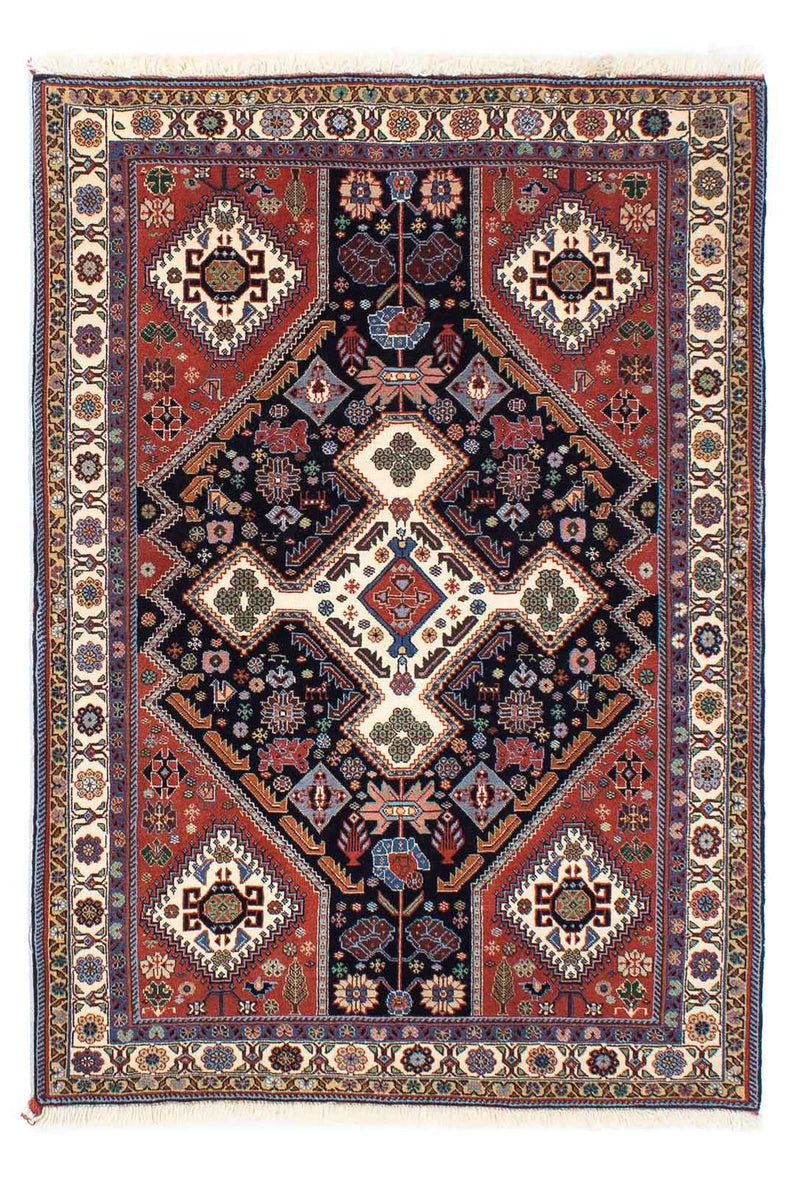 Gabbeh-tæppe - Kashkuli Persisk - 145 x 105 cm - mørkeblå