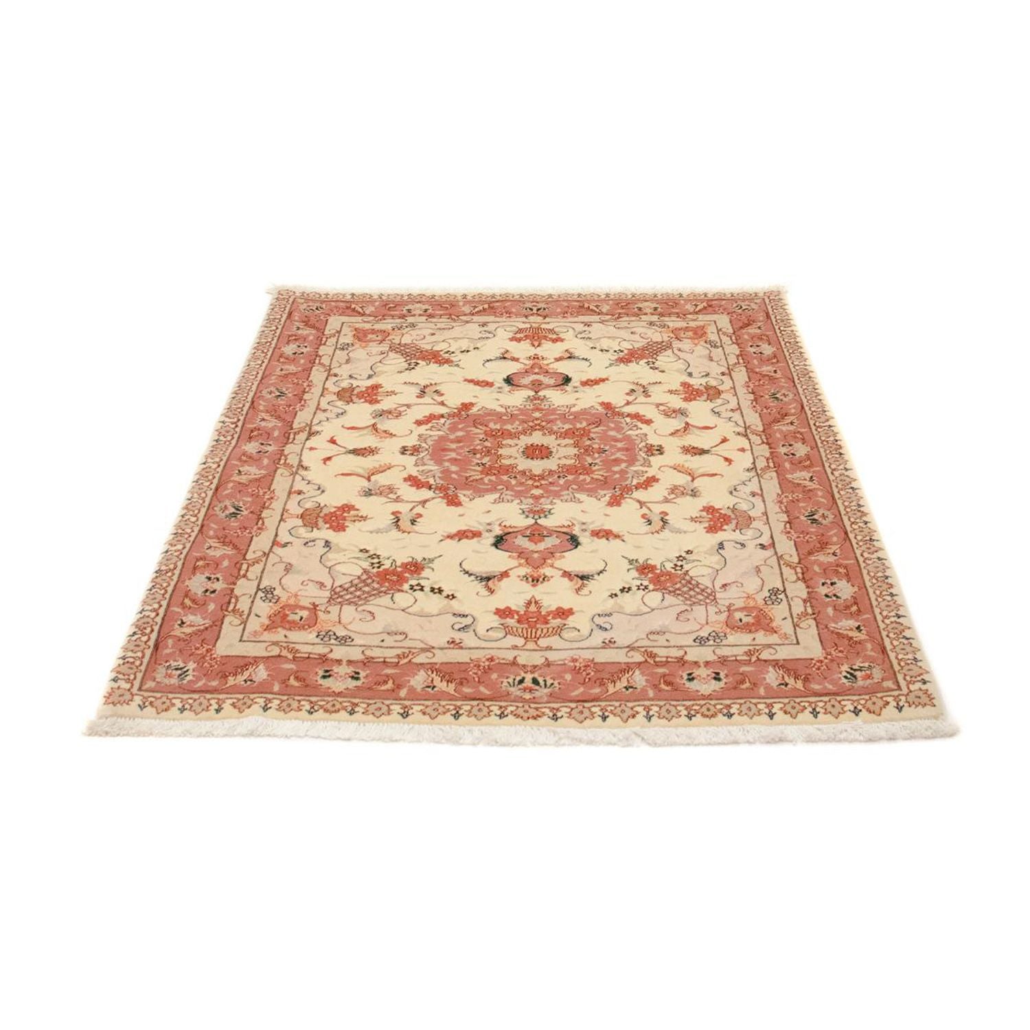 Persisk tæppe - Tabriz - Royal - 150 x 104 cm - beige