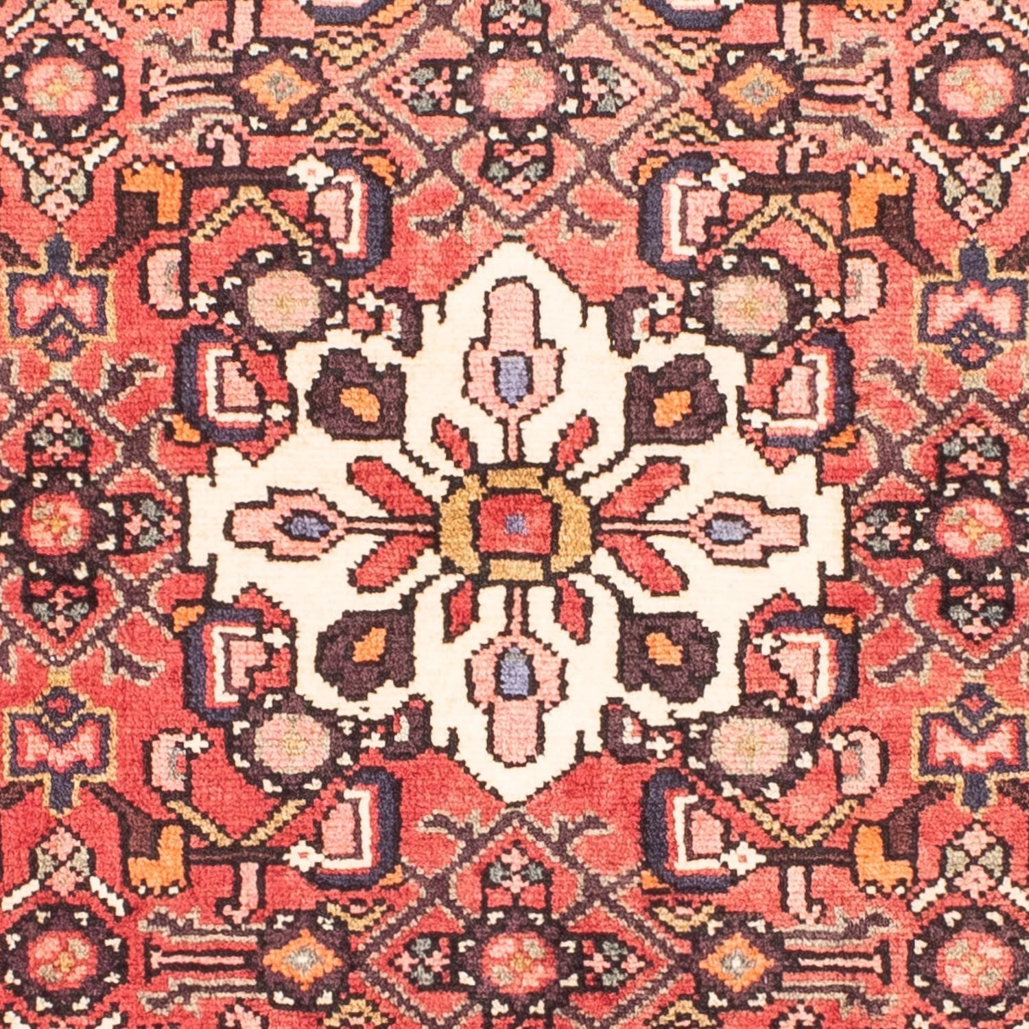 Persisk tæppe - Nomadisk - 153 x 107 cm - lysrød