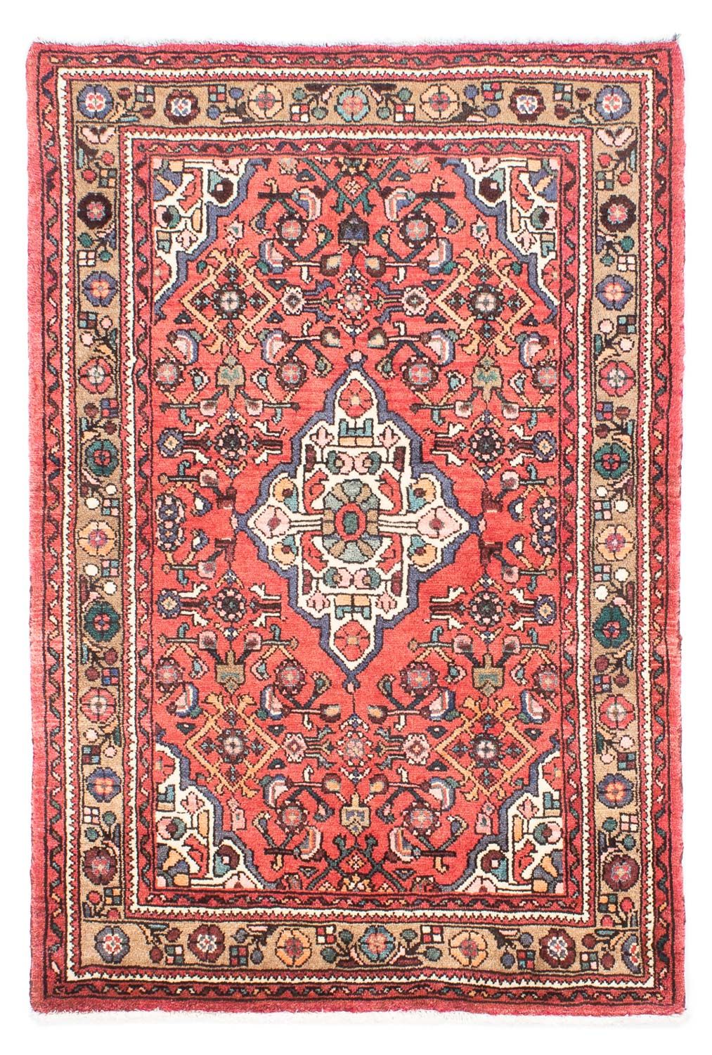 Persisk tæppe - Nomadisk - 175 x 107 cm - lysrød