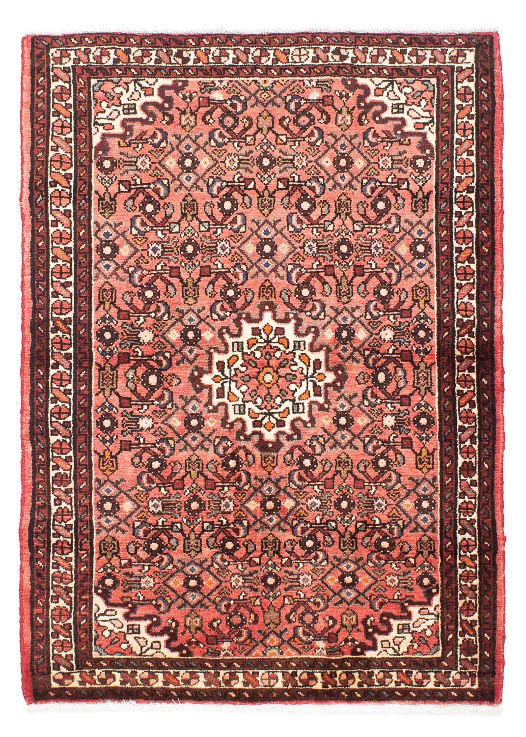 Persisk tæppe - Nomadisk - 158 x 113 cm - lysrød