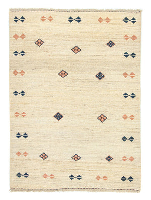 Gabbeh-tæppe - Persisk - 196 x 148 cm - beige