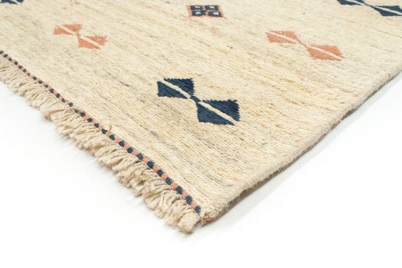 Gabbeh-tæppe - Persisk - 196 x 148 cm - beige