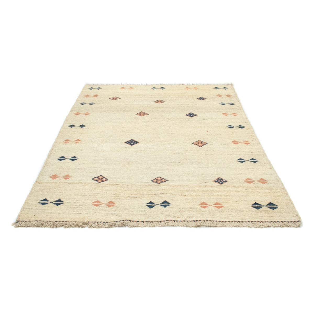 Gabbeh-tæppe - Persisk - 196 x 148 cm - beige