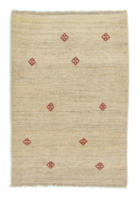 Gabbeh-tæppe - Persisk - 145 x 100 cm - beige