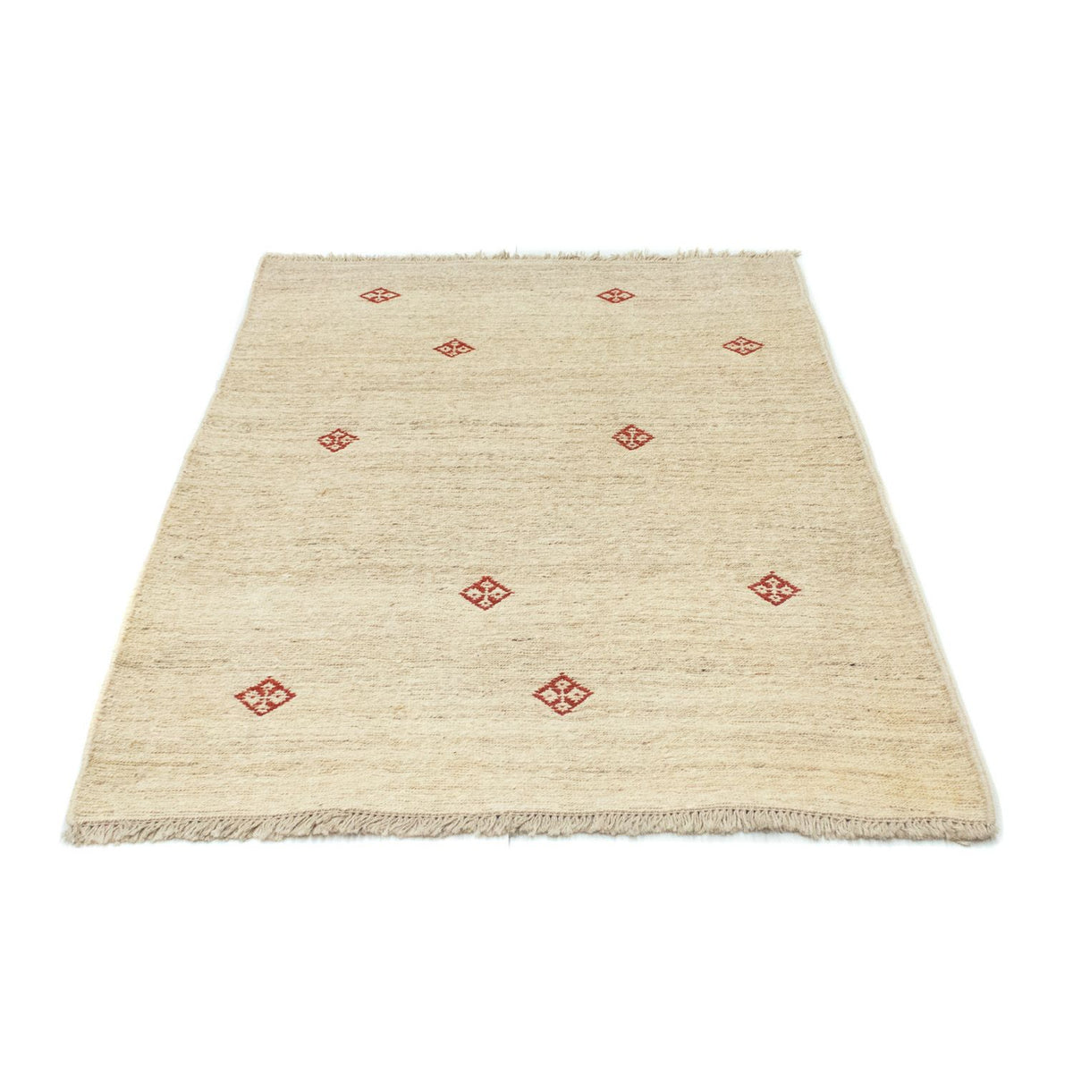 Gabbeh-tæppe - Persisk - 145 x 100 cm - beige