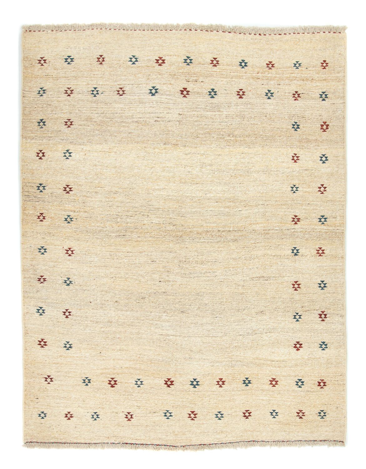 Gabbeh-tæppe - Persisk - 190 x 150 cm - beige