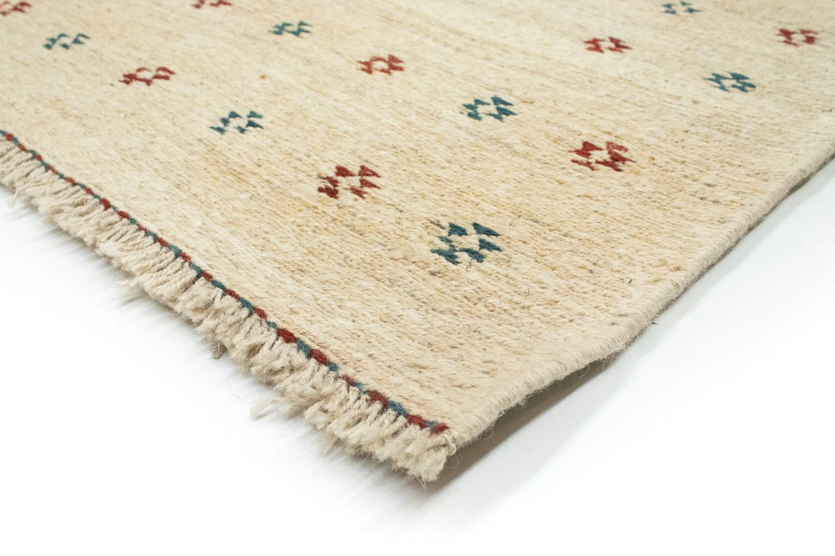 Gabbeh-tæppe - Persisk - 190 x 150 cm - beige