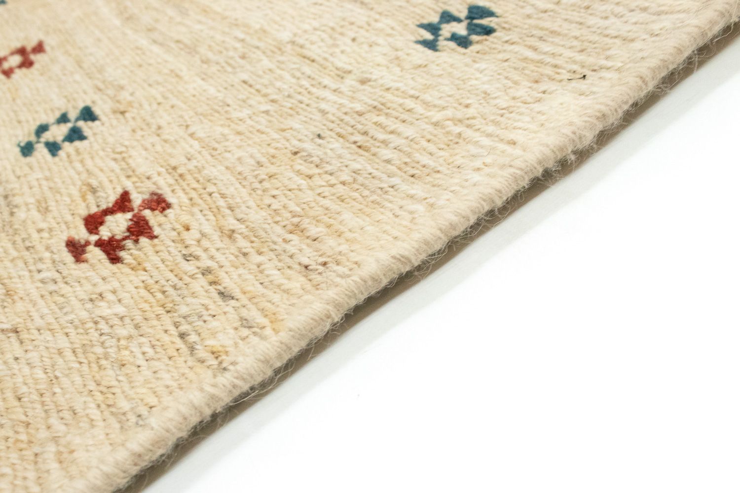 Gabbeh-tæppe - Persisk - 190 x 150 cm - beige