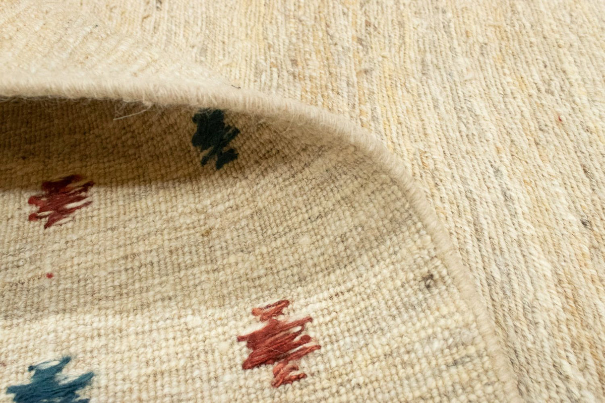 Gabbeh-tæppe - Persisk - 190 x 150 cm - beige