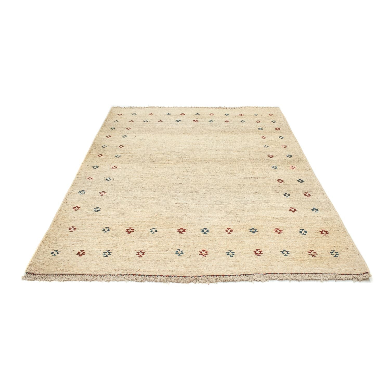 Gabbeh-tæppe - Persisk - 190 x 150 cm - beige