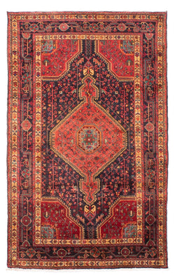 Persisk tæppe - Nomadisk - 218 x 130 cm - mørkeblå