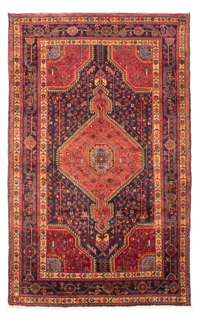 Persisk tæppe - Nomadisk - 218 x 130 cm - mørkeblå