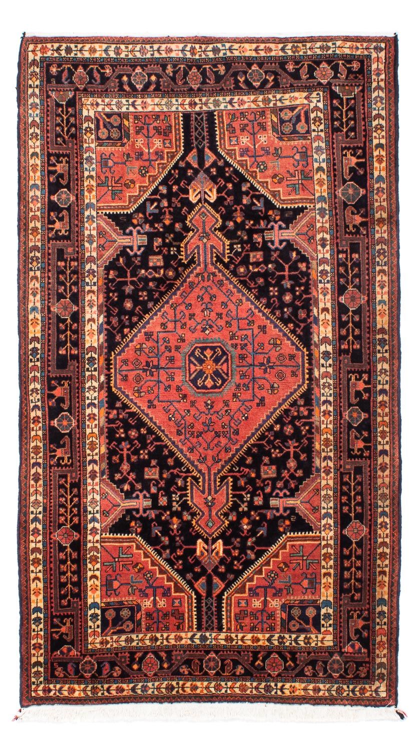 Persisk tæppe - Nomadisk - 220 x 132 cm - mørkeblå