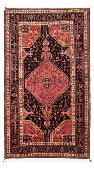 Persisk tæppe - Nomadisk - 220 x 132 cm - mørkeblå