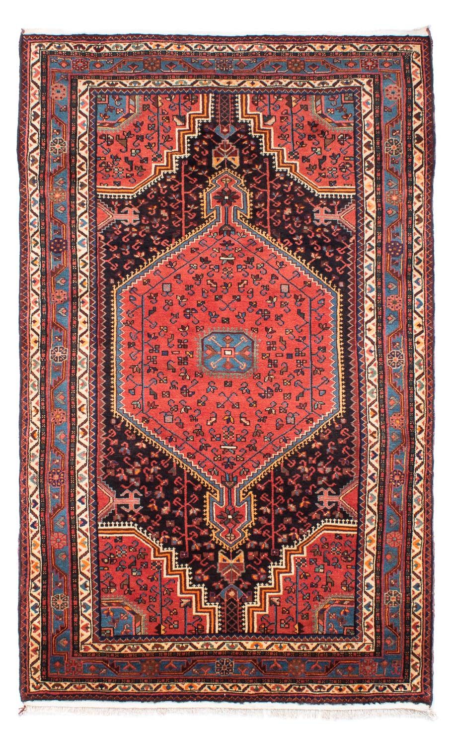 Persisk tæppe - Nomadisk - 226 x 139 cm - mørkeblå