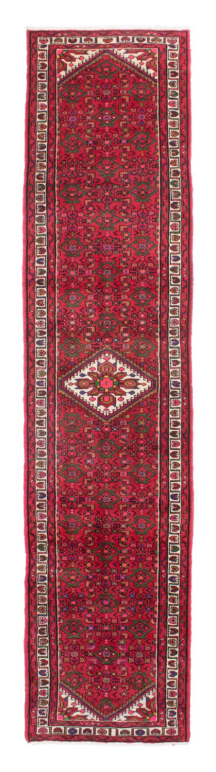 Løber Persisk tæppe - Nomadisk - 386 x 84 cm - rød