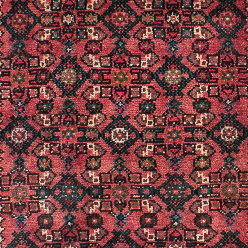 Løber Persisk tæppe - Nomadisk - 398 x 83 cm - mørkerød