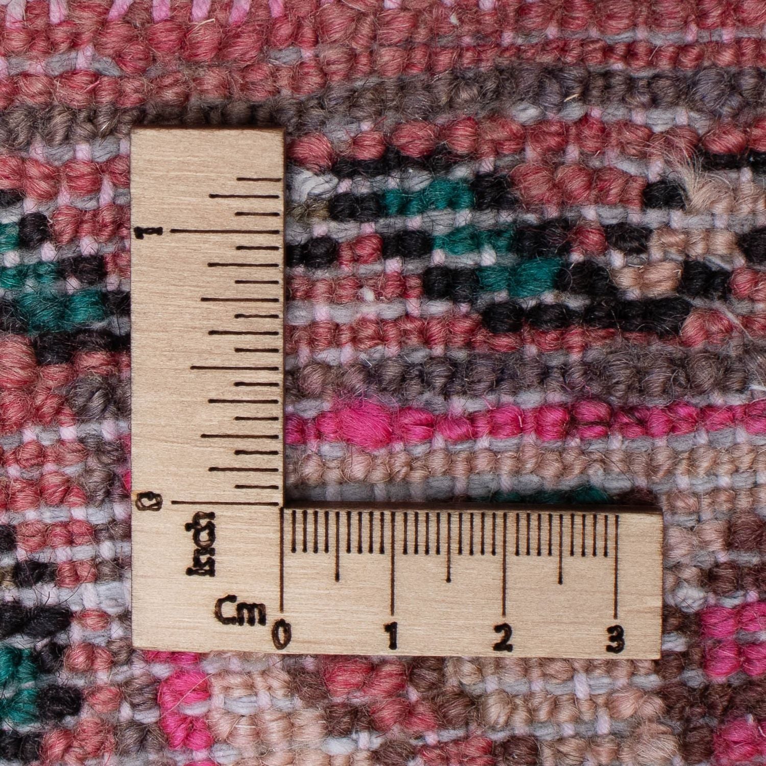 Løber Persisk tæppe - Nomadisk - 398 x 83 cm - mørkerød