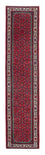 Løber Persisk tæppe - Nomadisk - 397 x 84 cm - mørkerød
