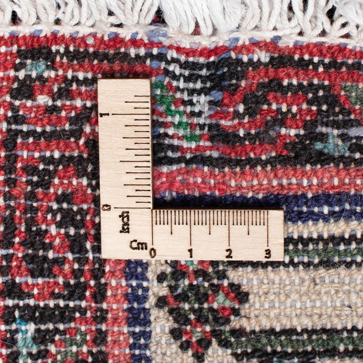 Løber Persisk tæppe - Nomadisk - 397 x 84 cm - mørkerød