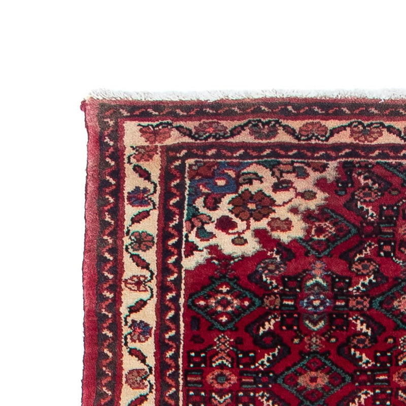 Løber Persisk tæppe - Nomadisk - 410 x 85 cm - mørkerød