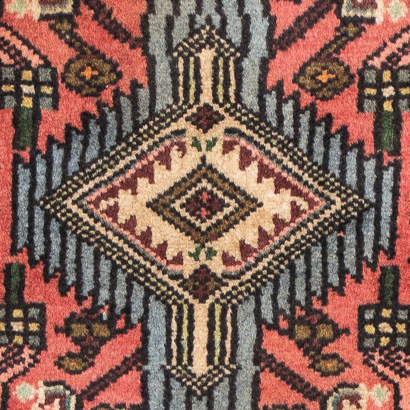 Persisk tæppe - Nomadisk - 84 x 64 cm - lysrød