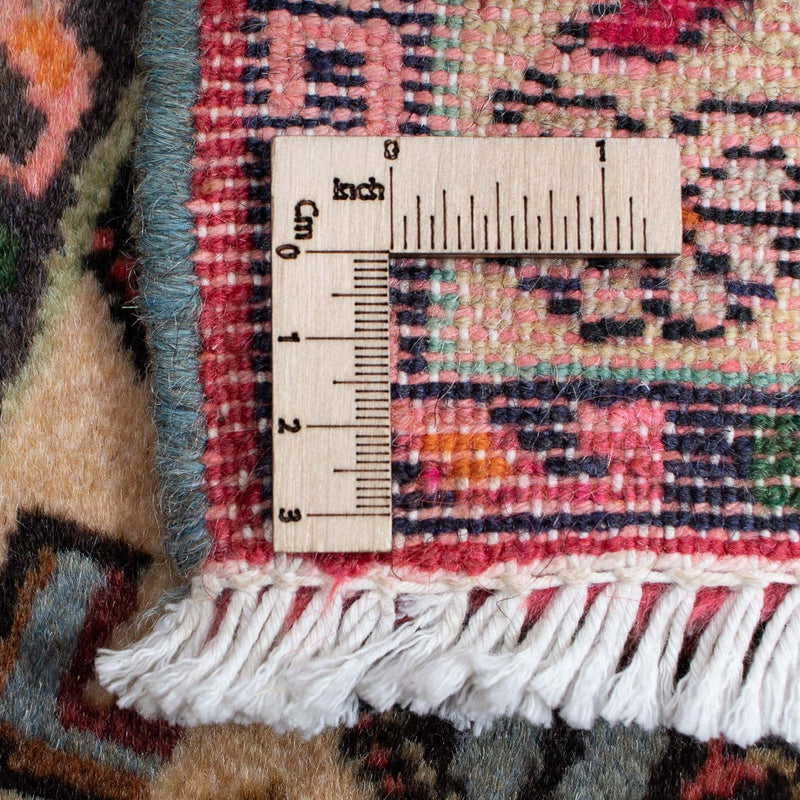 Persisk tæppe - Nomadisk - 84 x 64 cm - lysrød