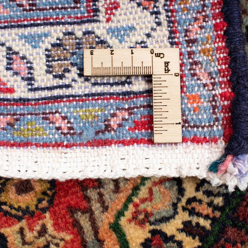 Persisk tæppe - Nomadisk - 87 x 62 cm - mørkerød