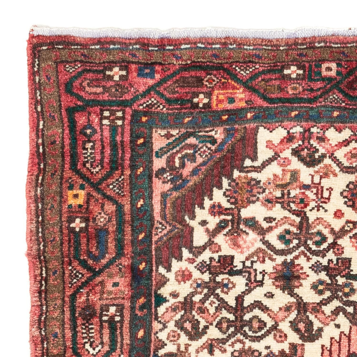 Persisk tæppe - Nomadisk - 125 x 72 cm - beige