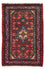 Persisk tæppe - Nomadisk - 92 x 61 cm - mørkerød
