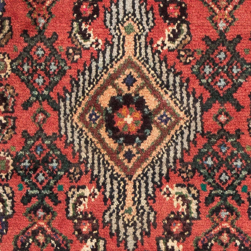 Persisk tæppe - Nomadisk - 89 x 61 cm - mørkerød