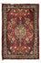 Persisk tæppe - Nomadisk - 93 x 63 cm - mørkerød