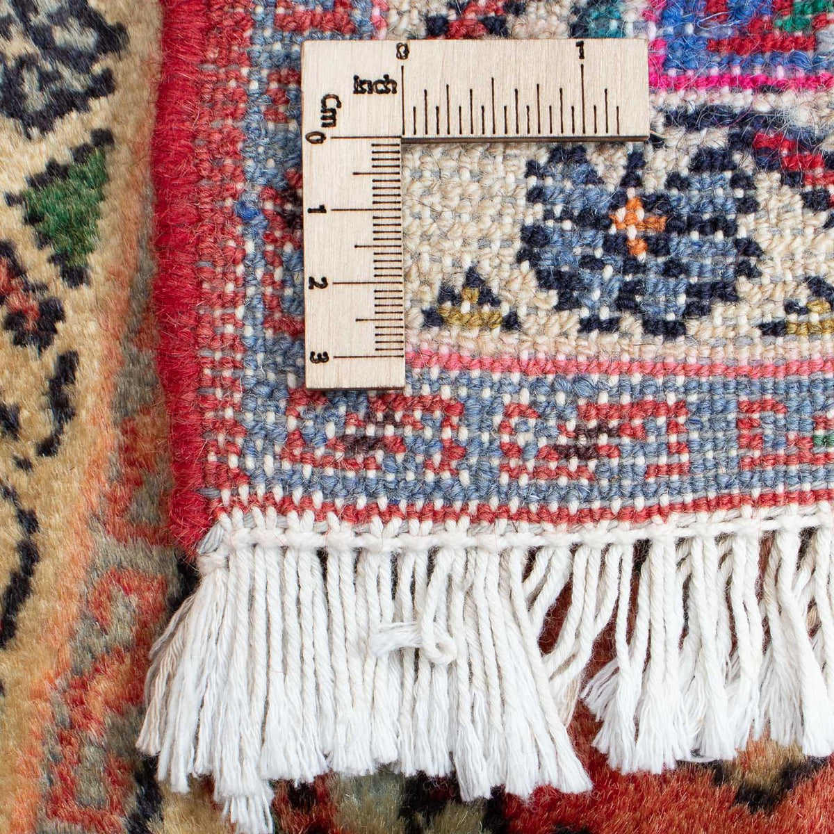 Persisk tæppe - Nomadisk - 94 x 60 cm - lysrød