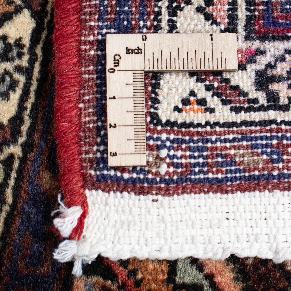 Persisk tæppe - Nomadisk - 101 x 58 cm - lys brun