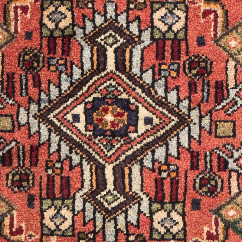 Persisk tæppe - Nomadisk - 90 x 61 cm - lysrød