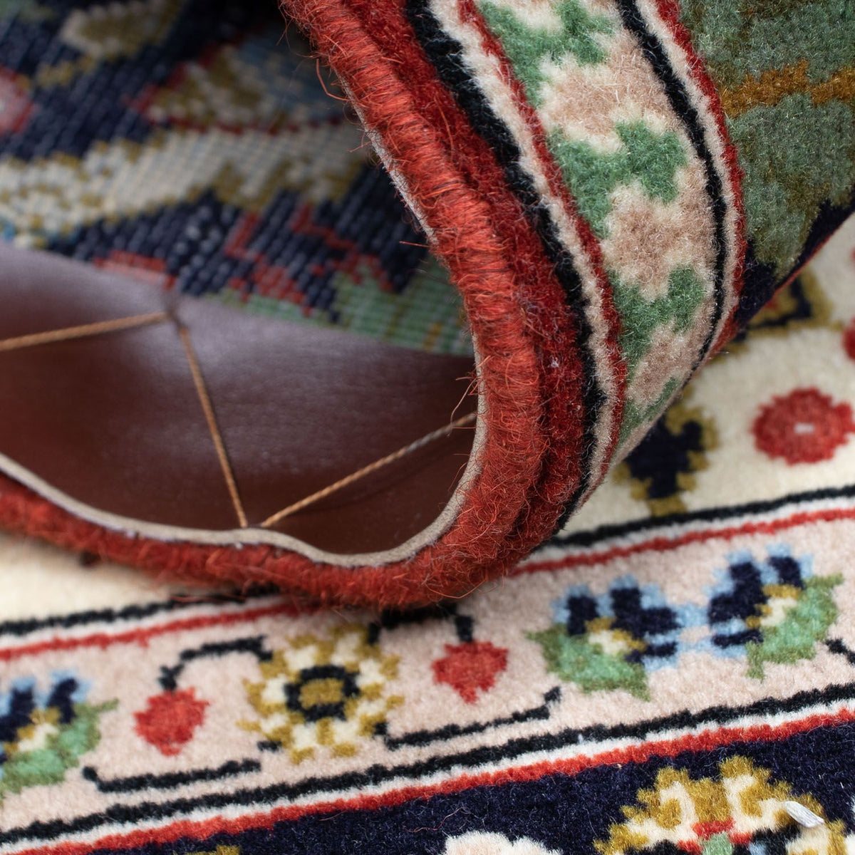 Persisk tæppe - Classic - 104 x 63 cm - mørkerød