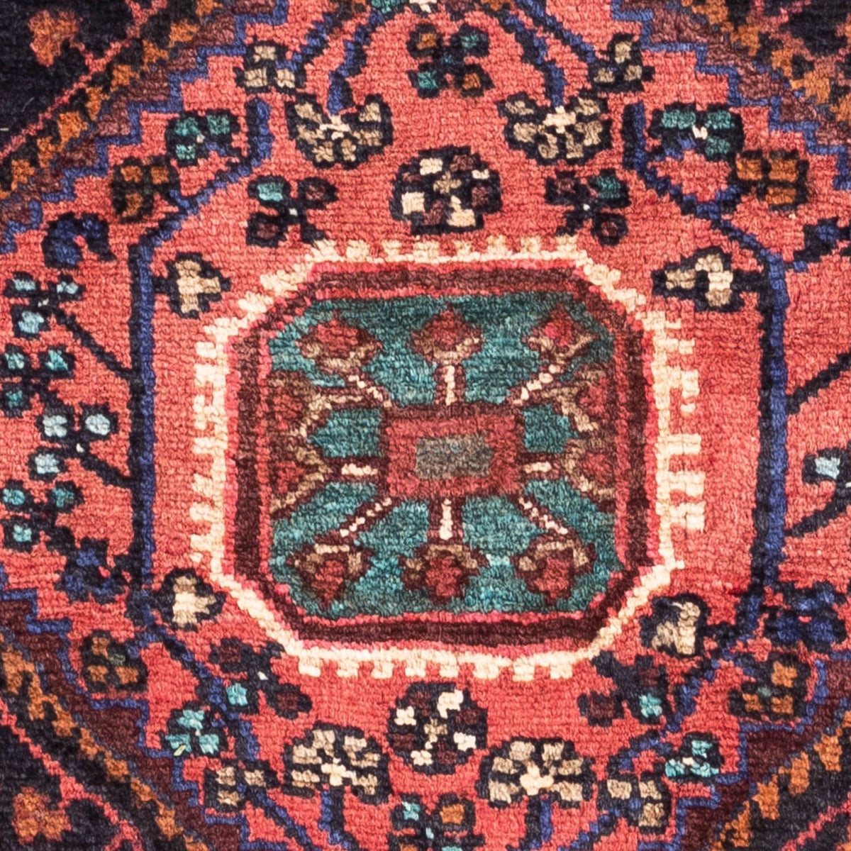 Persisk tæppe - Nomadisk - 142 x 89 cm - mørkeblå