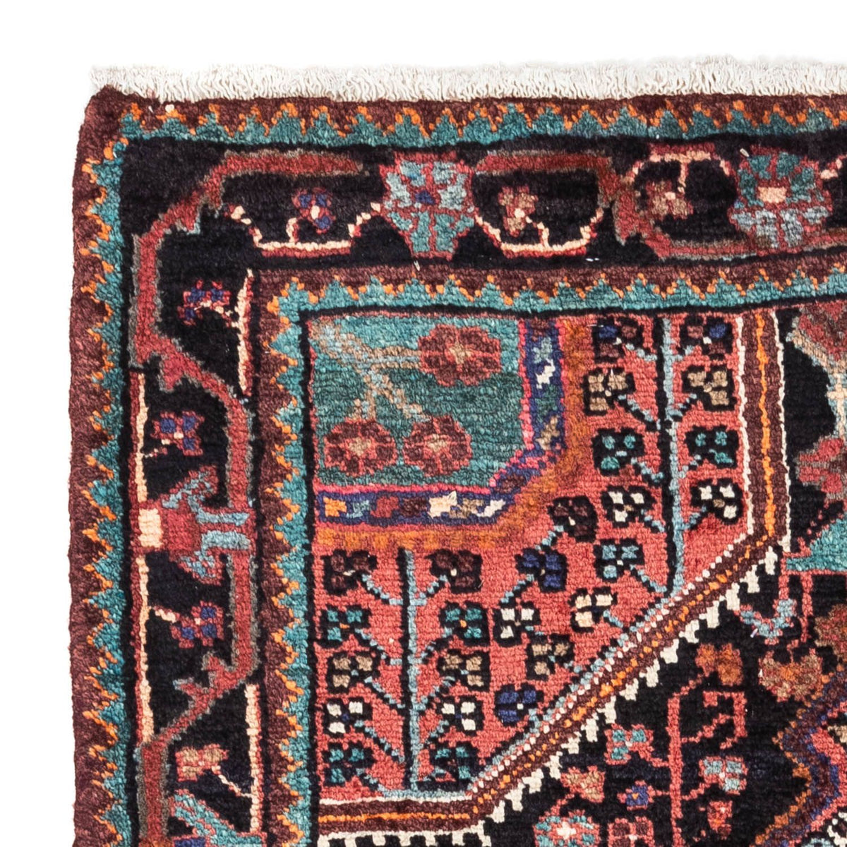 Persisk tæppe - Nomadisk - 142 x 89 cm - mørkeblå